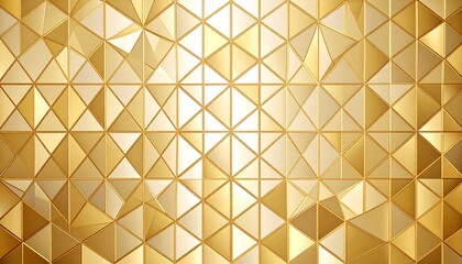 Gold triangle geometric pattern