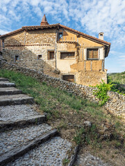 Traditional medieval house in Calatañazor, Castilla y Leon, Spain