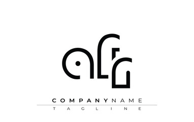 AFR abstract letter design. Modern Business Logo Design With Abstract Typography and Contemporary Style