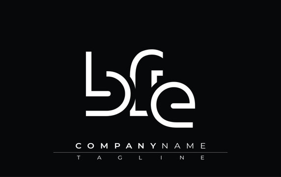 BFE abstract letter design. Modern Business Logo Design With Abstract Typography and Contemporary Style