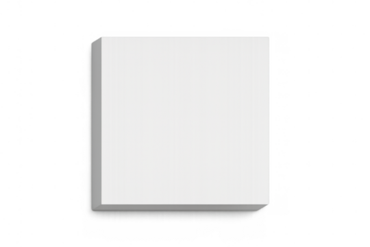 Book cover mockup with transparent background, ideal for displaying your design in a realistic setting