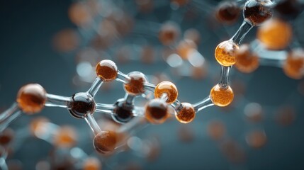 amber glass molecule structure