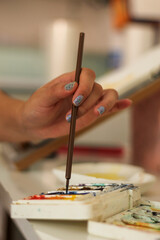 artist at work