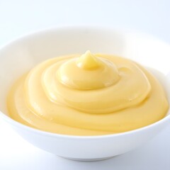 Creamy vanilla custard in bowl dessert recipe homemade sweet treat smooth delicious food