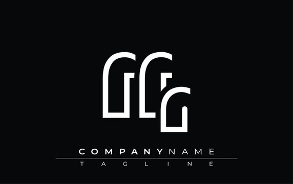 FFR abstract letter design. Modern Business Logo Design With Abstract Typography and Contemporary Style