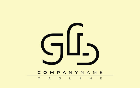 GFB abstract letter design. Modern Business Logo Design With Abstract Typography and Contemporary Style