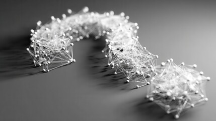 white nodes question mark network