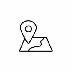 map pin location icon sign vector