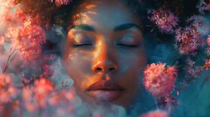 Girl in meditation