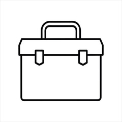 Construction Toolbox Line Art Graphic Vector