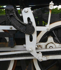 2894-2896 Locomotive engine parts, Essex Steam Rairoad Museum, Essex, CT