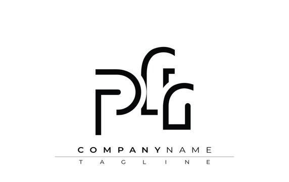 PFR abstract letter design. Modern Business Logo Design With Abstract Typography and Contemporary Style