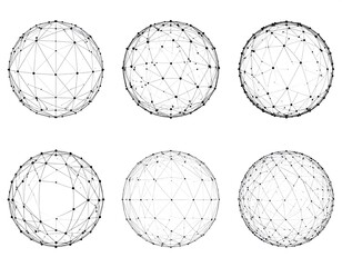 Geometric sphere models.  Networked design