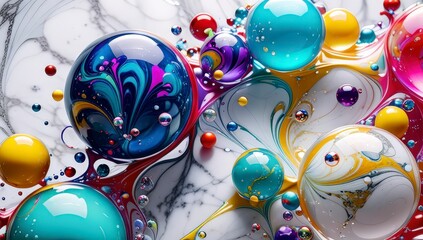 Modern Abstract Art Backdrop