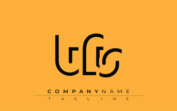 TFS abstract letter design. Modern Business Logo Design With Abstract Typography and Contemporary Style