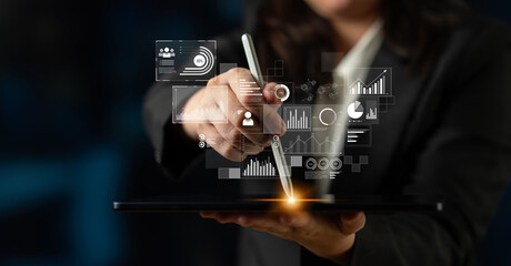 Data insights, charts, and analytics help visualize performance. Data drives strategy, analytics...