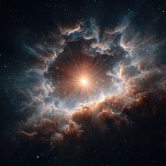 Cosmic cloud formation, light bursts