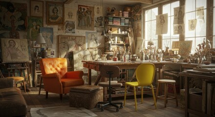 Cozy Artist's Studio