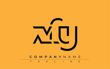 Fototapeta premium XFY abstract letter design. Modern Business Logo Design With Abstract Typography and Contemporary Style