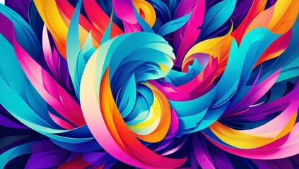 Modern Abstract Art Backdrop