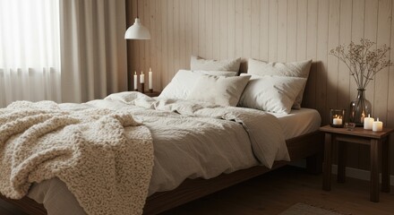 Cozy bedroom interior