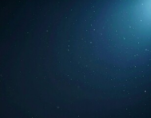 Fototapeta premium Floating dust particles illuminated by a single cinematic beam of light on a dark gradient background