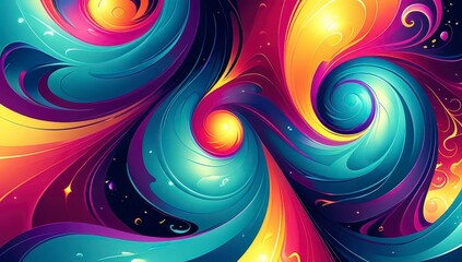 Modern Abstract Art Backdrop