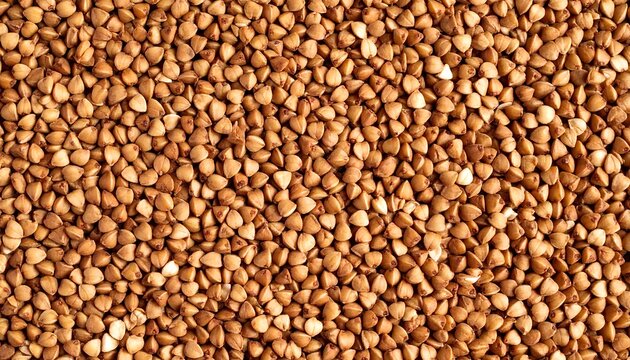 Close-up of buckwheat groats