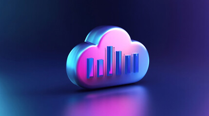 3d graphic of a human symbol glittering on blue background