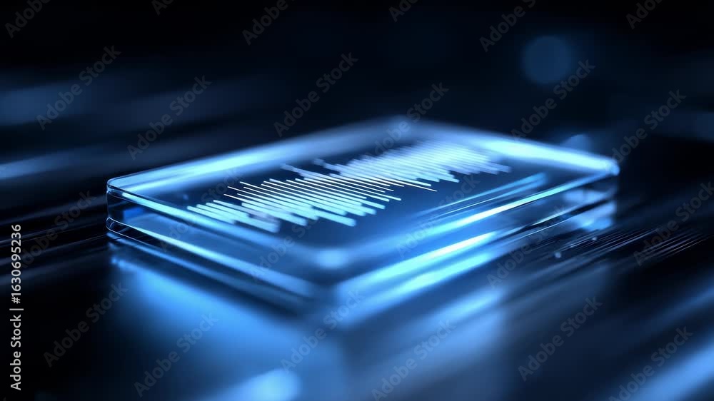 Poster data waveform flows in transparent chip