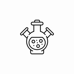 Obraz premium multi-neck flask icon sign vector