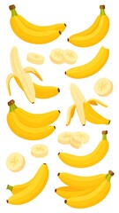 Colorful banana illustration