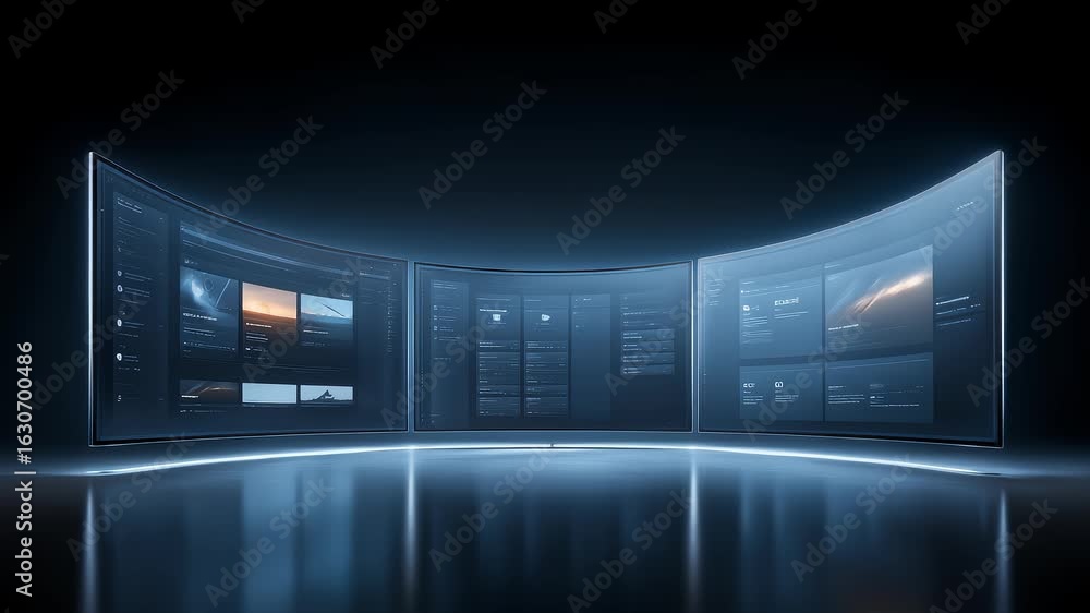 Aufkleber tech data center interface information display