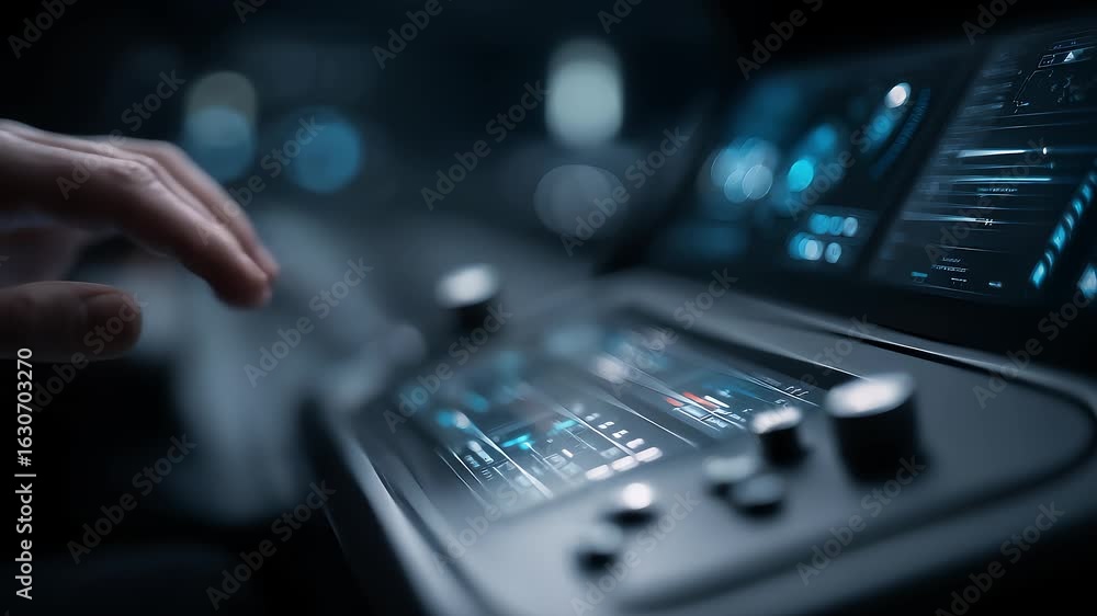 Poster data engineer operating precision instrument analysis