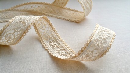 pearl necklace on a white background
