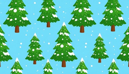 Christmas tree pattern background