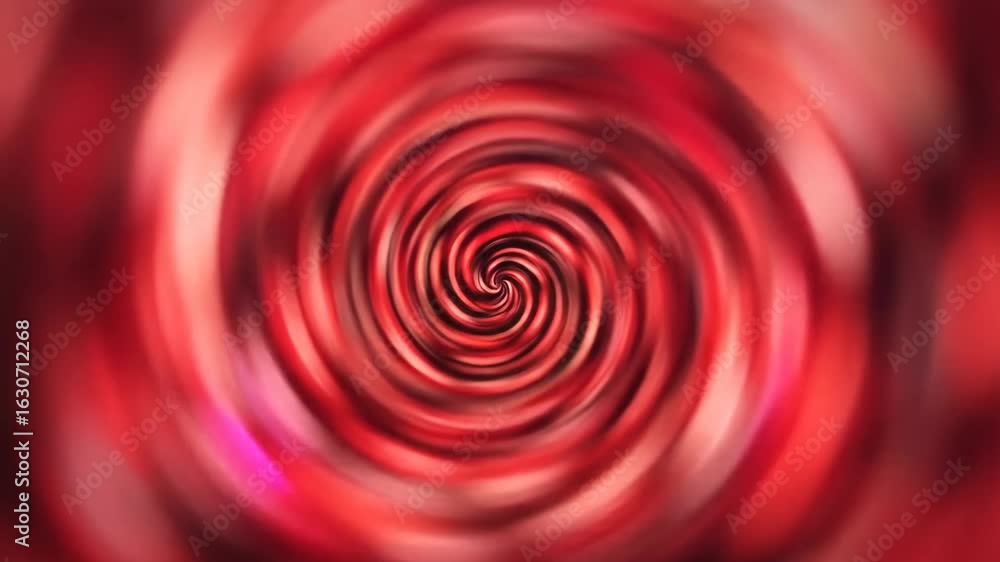 Poster abstract red and pink swirling vortex visual effect design for digital art backgrounds and commercia