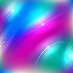 Obraz premium Holographic Iridescent Background – Shiny Abstract Pastel Gradient Texture for Modern Design