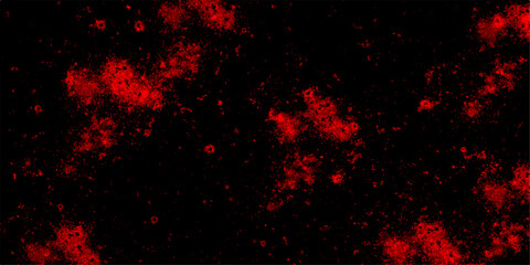 Black and red paint concrete floor and marble stone background design. Scratch grunge urban background, distressed red grunge texture on a black background. Rustic grunge textured dark red color old