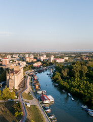 Serbia - August 2025: Aerial view