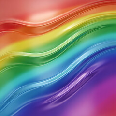 Obraz premium Holographic Iridescent Background – Shiny Abstract Pastel Gradient Texture for Modern Design