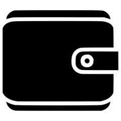 Stylish wallet icon vector design for digital projects