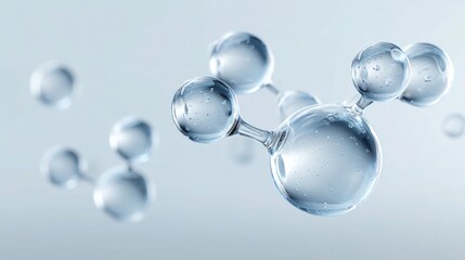 Detailed molecular structure representation, ideal for scientific or educational purposes.