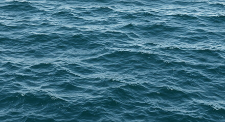 Fototapeta premium Natural Ocean Surface with Blue Ripples