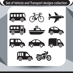 Vehicle and Transport Design Collection Diverse Transportation Options and Creative Designs for Various Modes of Transportation