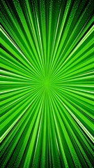 Obraz premium Green radial burst background