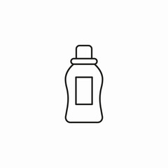 detergent bottle icon icon sign vector