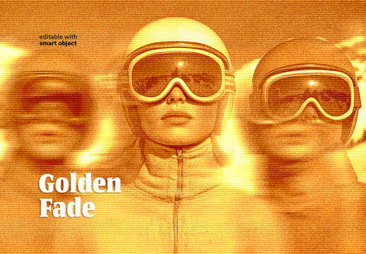 Golden Fade Photo Effect