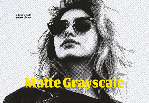 Matte Grayscaled Effect