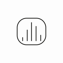 sound wave frequency icon sign vector